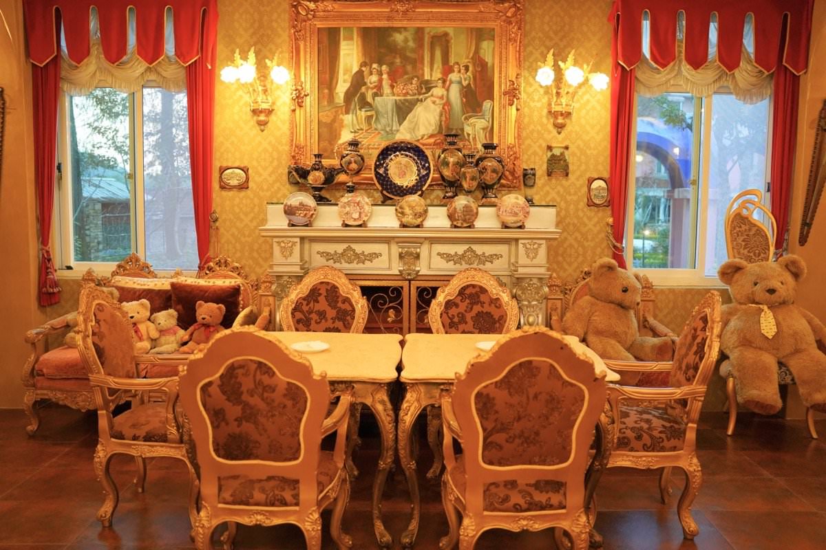 43【南投住宿推薦】歐莉葉荷城堡民宿餐廳。埔里超美歐式莊園城堡，一泊二食度假去